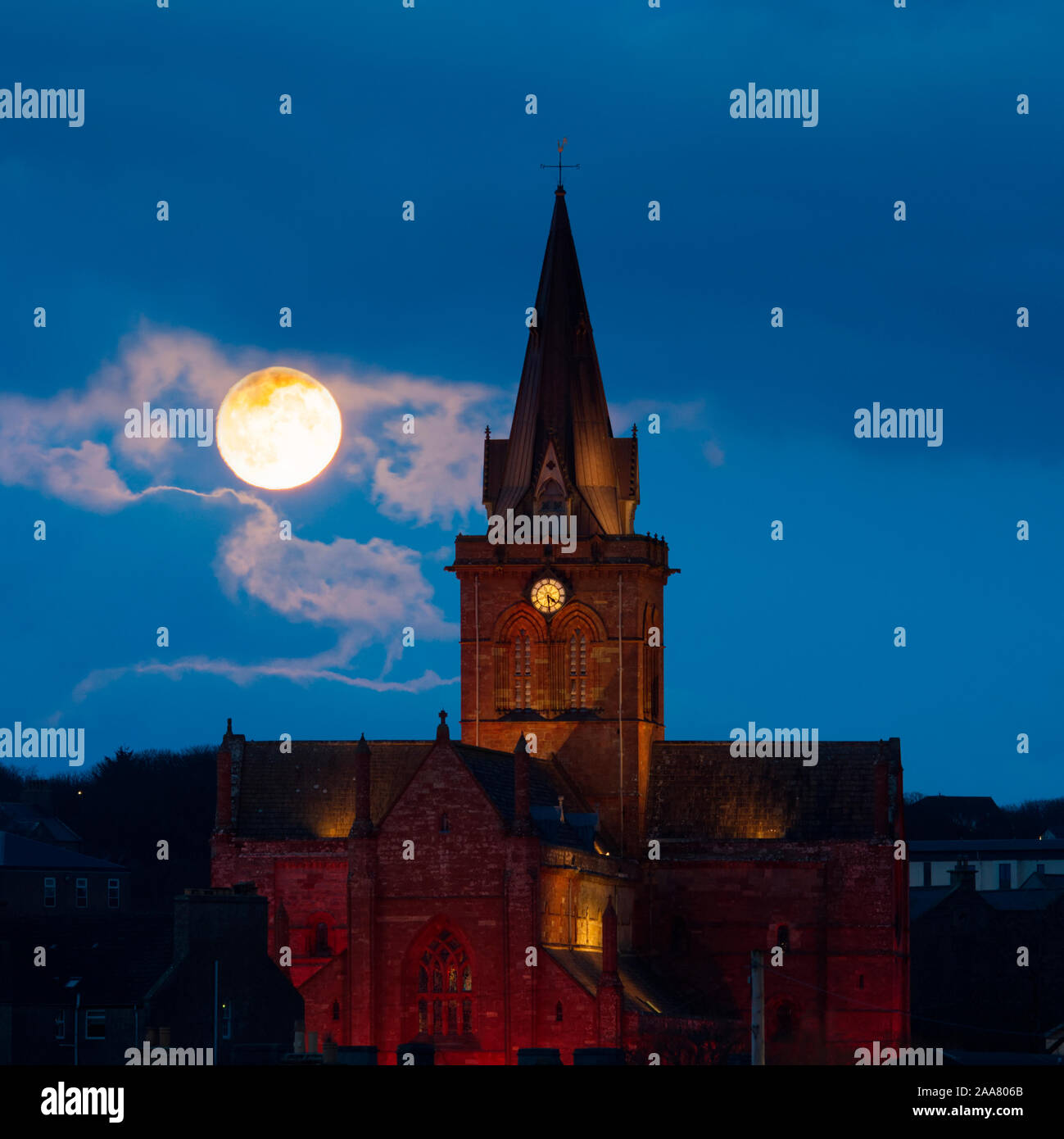 St Magnus Cathedral, Kirkwall, Orkney Foto Stock