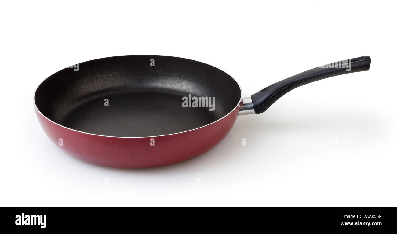 Padella isolato su sfondo bianco con tracciato di ritaglio Foto Stock