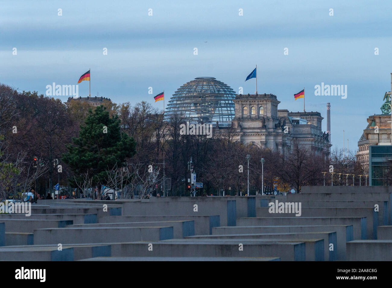 Viste generali di Berlino. Da una serie di foto di viaggio in Germania. Foto Data: giovedì 14 novembre, 2019. Foto: Roger Garfield/Alamy Foto Stock