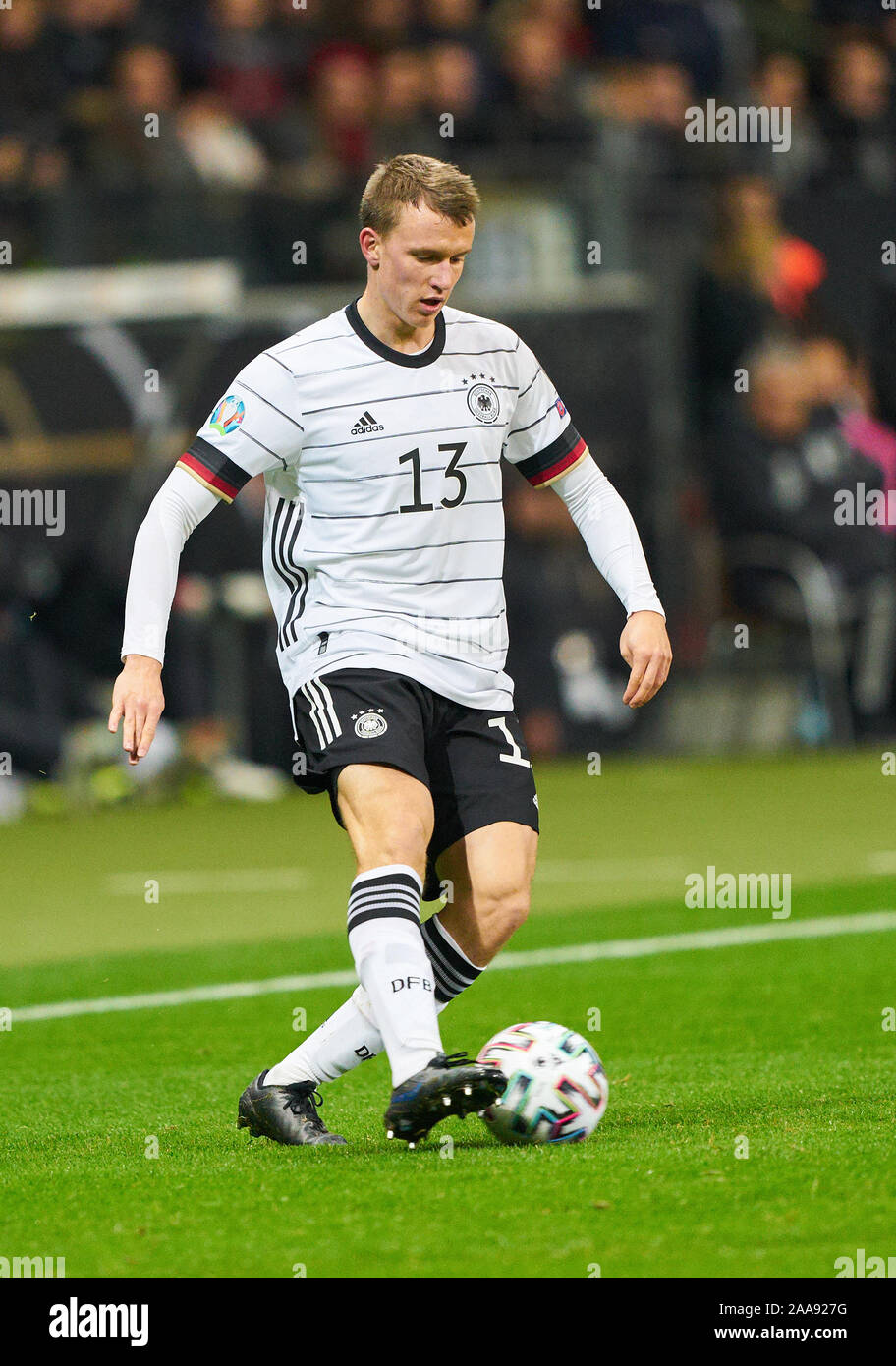 QUALI EURO 2020, Germany-North Irlanda, Francoforte, Nov 19, 2019. Lukas KLOSTERMANN, DFB 13 GERMANIA - IRLANDA DEL NORD 6-1 Importante: DFB regolamenti vietano qualsiasi uso di fotografie come sequenze di immagini e/o quasi-video. La qualificazione per i Campionati Europei quali EM, 2020 stagione 2019/2020, Novembre 19, 2019 a Francoforte in Germania. © Peter Schatz / Alamy Live News Foto Stock