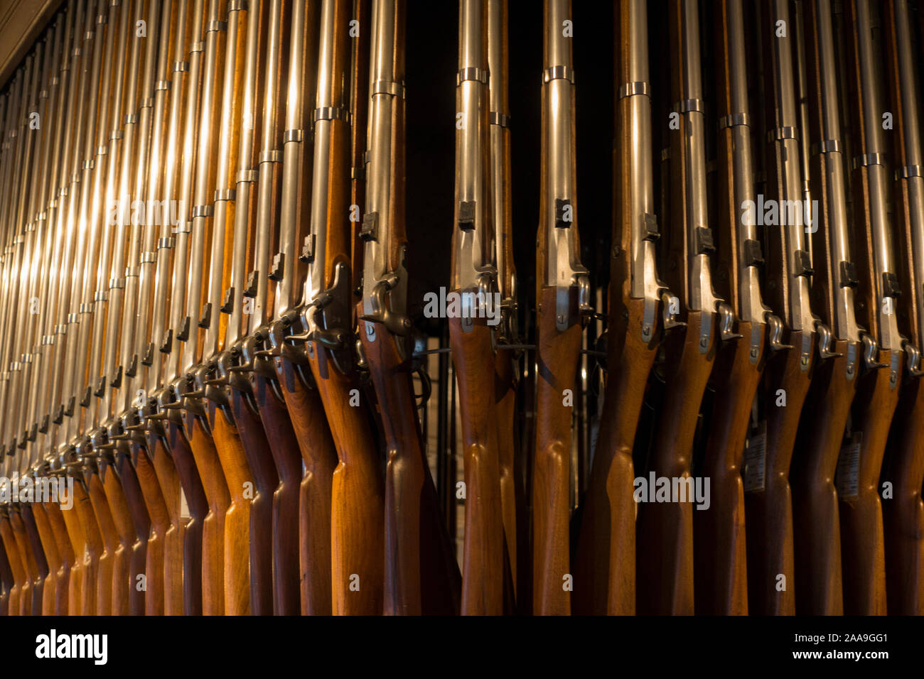 Springfield Armory in Massachusetts Foto Stock