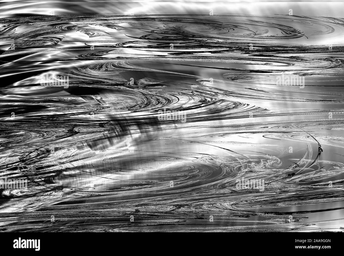 Immagine astratta con pennellate di vernice di diverse forme. Foto Stock