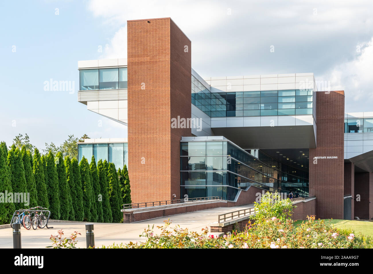 UNIVERSITY PARK, PA/STATI UNITI D'America - 28 settembre 2019: Westgate edificio del campus della Penn State University. Foto Stock