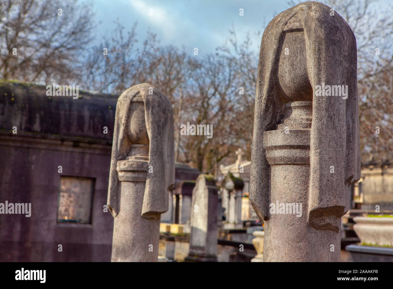Chiudere l immagine della pietra monumenti funebri Foto Stock