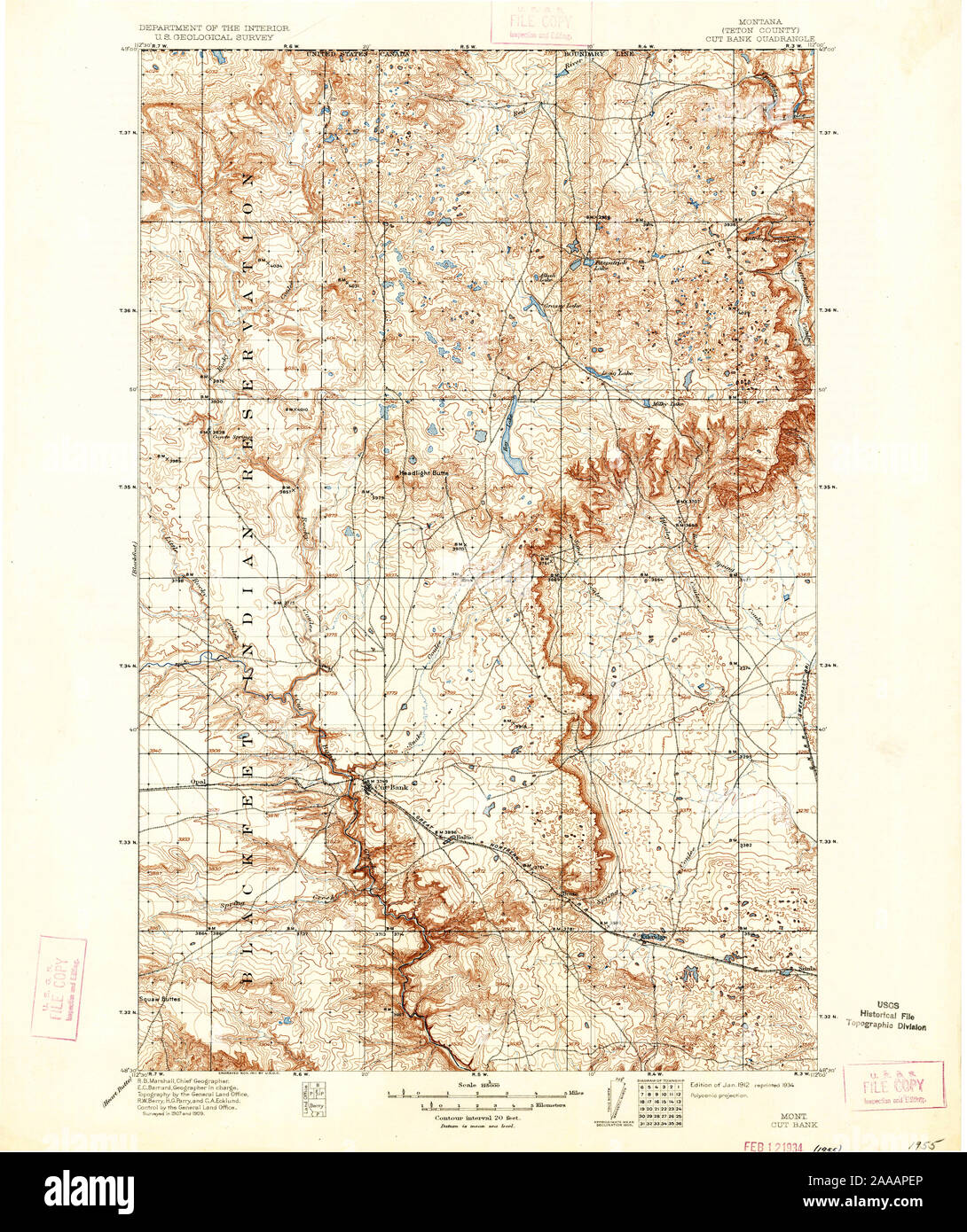 Cut bank montana map immagini e fotografie stock ad alta risoluzione Alamy