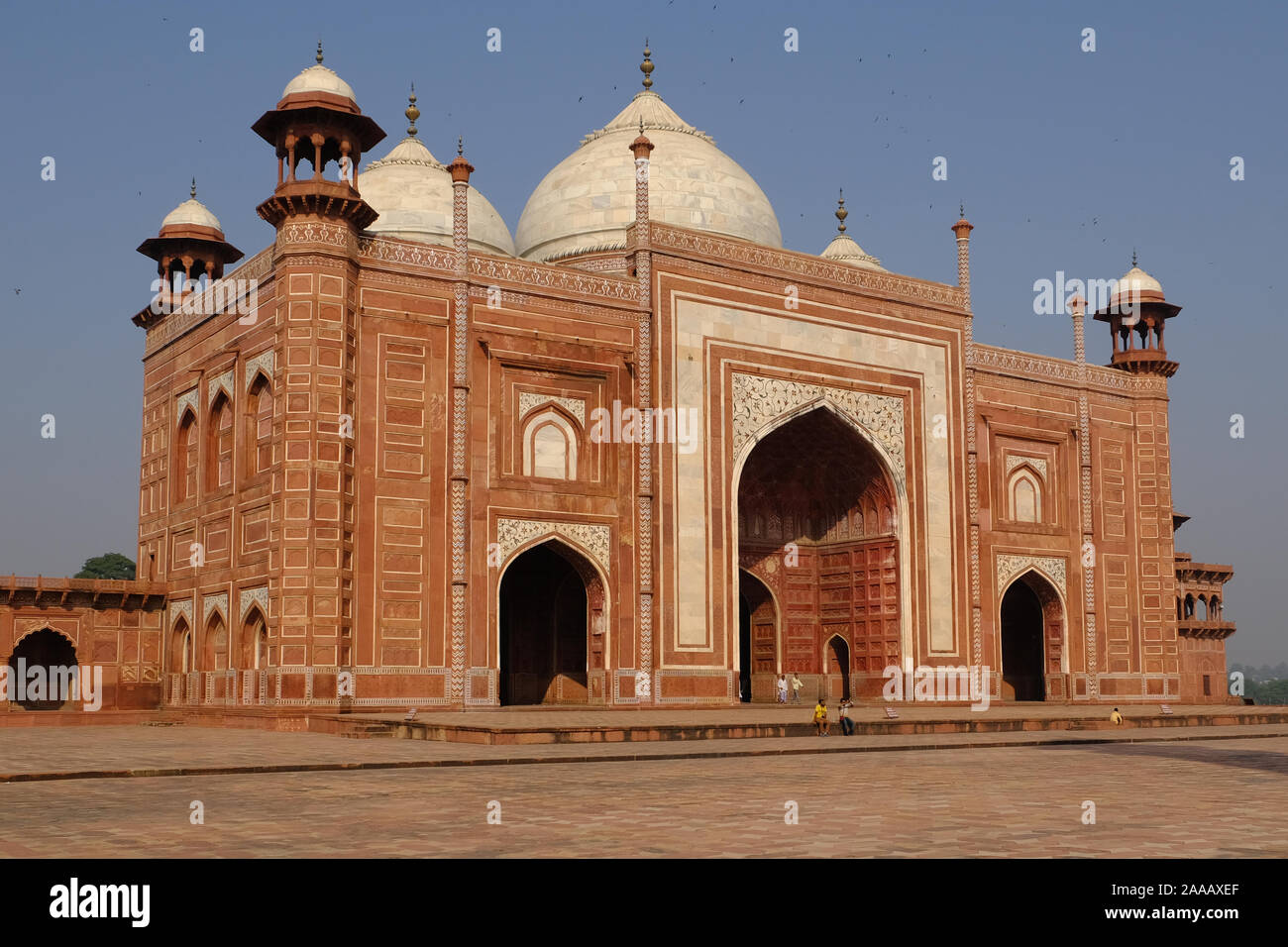 Luoghi religiosi - Islam India Agra UAE Moschea Ban Foto Stock