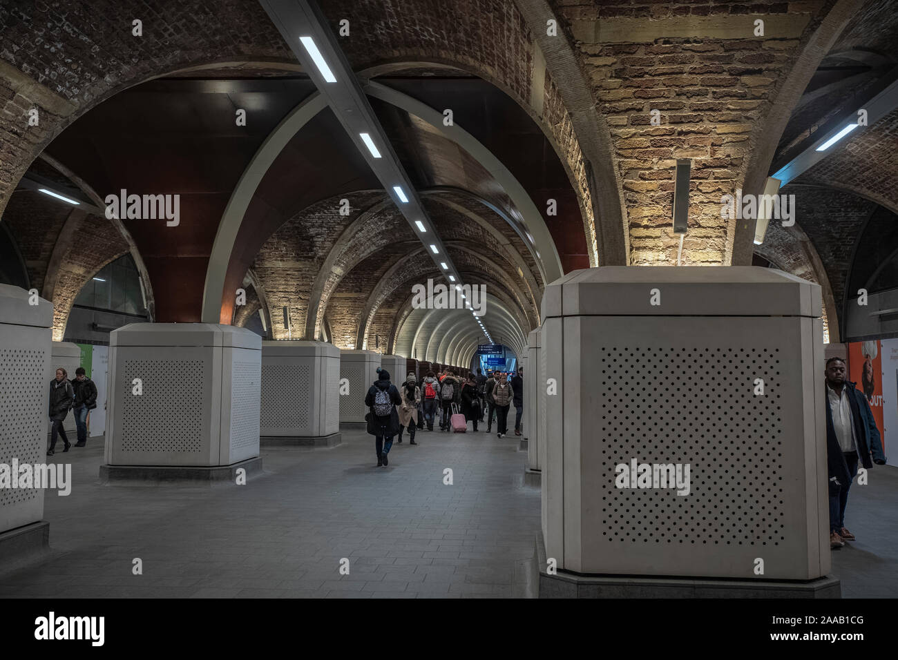 London Bridge Stazione ferroviaria archi Foto Stock