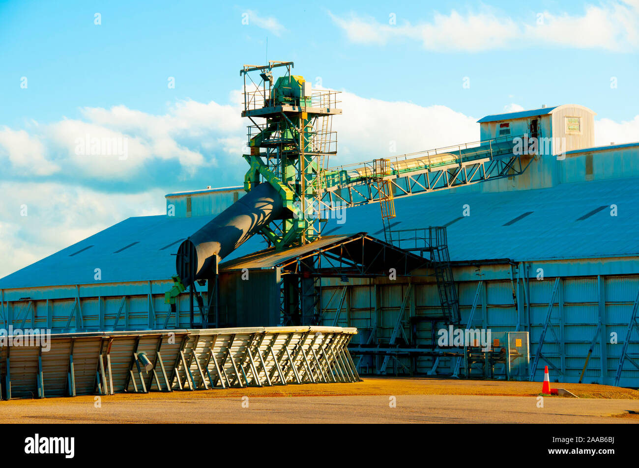 Grano di silos di stoccaggio - Australia Foto Stock