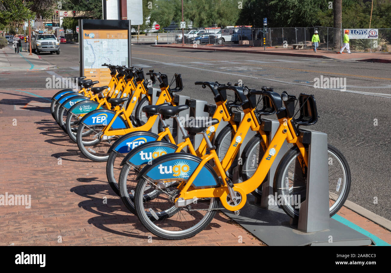 Quota di bicicletta, Tucson, AZ Foto Stock