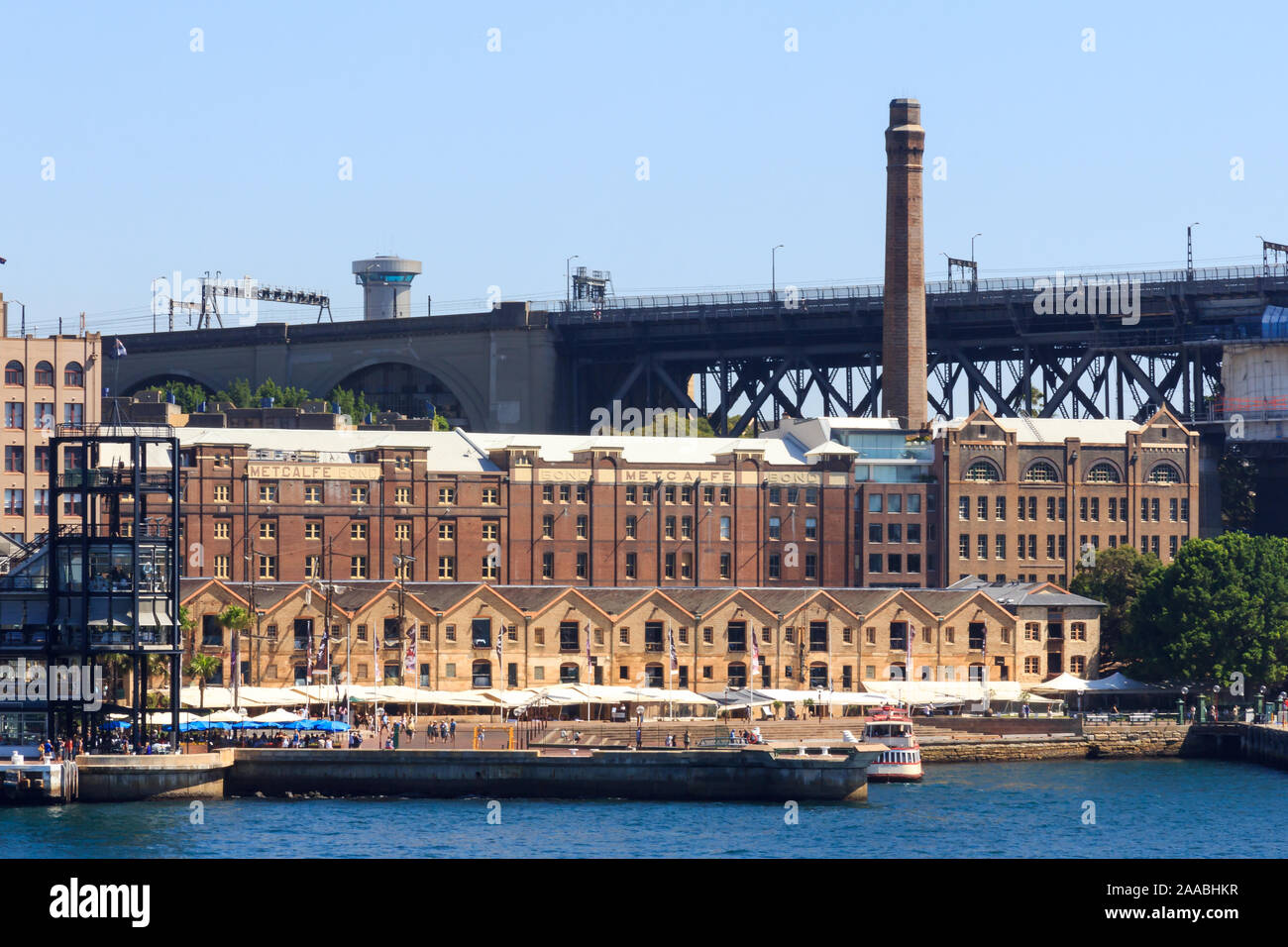 Sydney, Australia - 24 Marzo 2013: l'ex Metcalf Bond Stores Building. Fu costruita tra il 1912 e il 1916 ed è patrimonio dell'umanità. Foto Stock