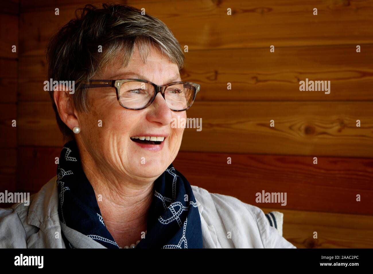 Signora Delia Thornton Foto Stock