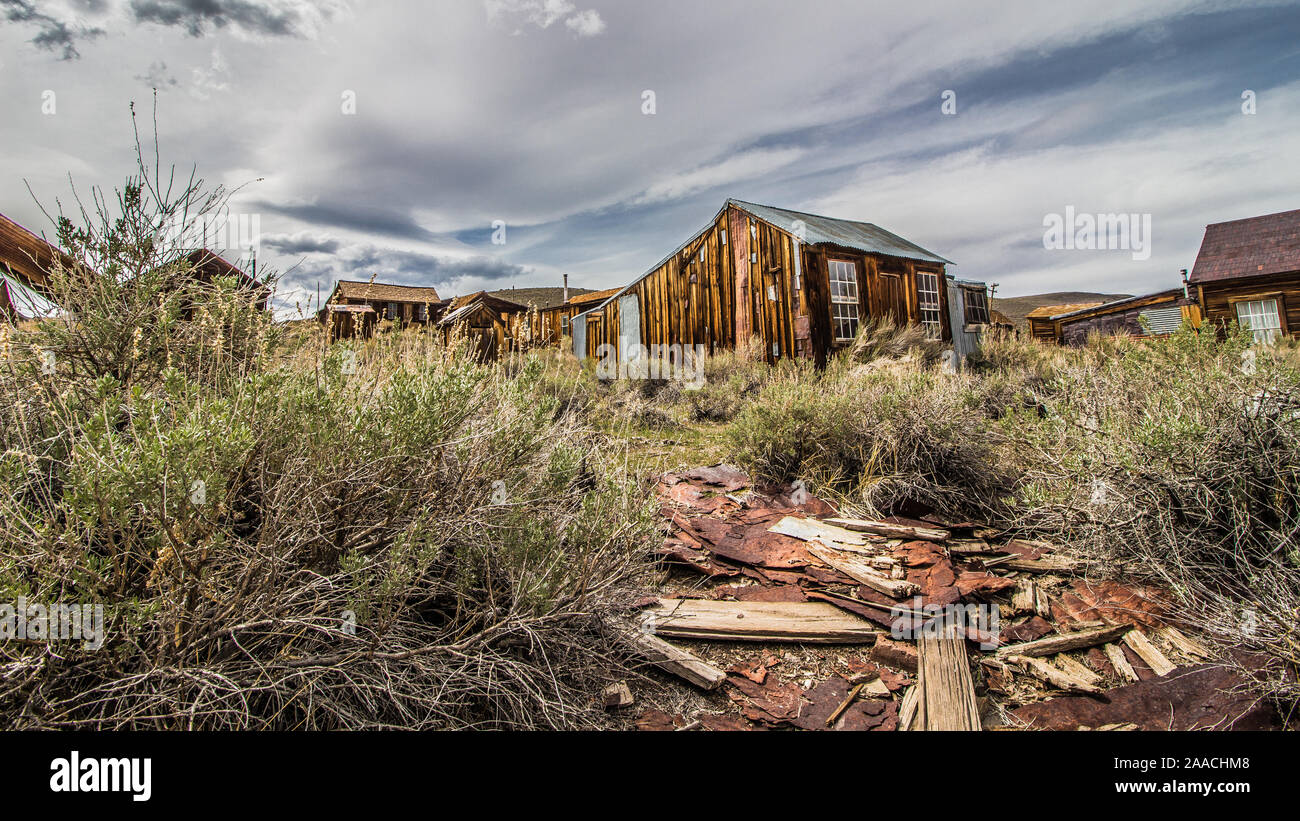 Bodie Ghost Town Foto Stock