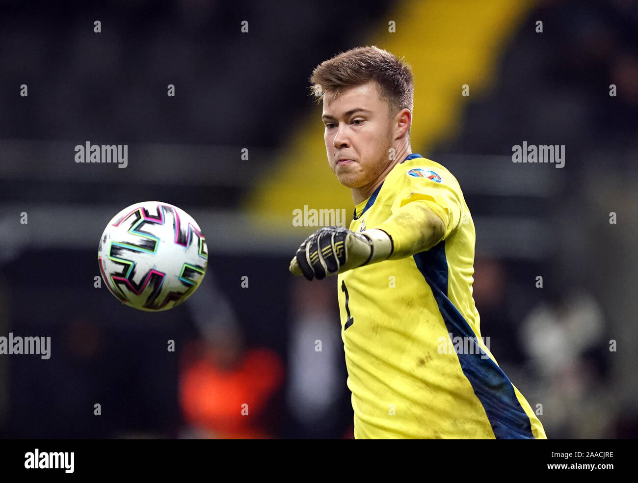 Irlanda del Nord il portiere Bailey Peacock-Farrell Foto Stock
