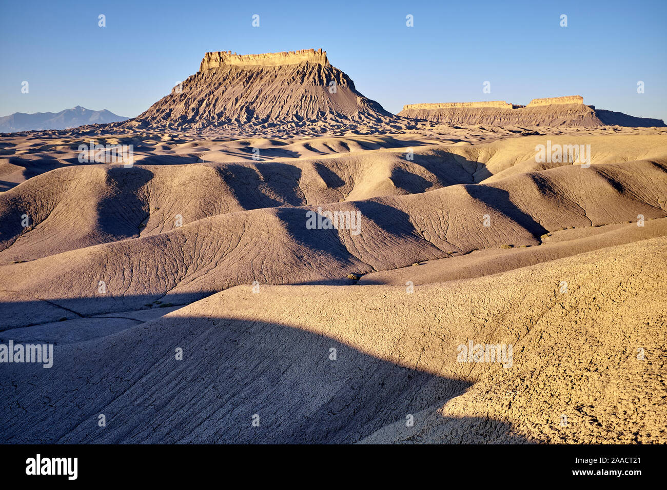 Factory Butte in Utah, Stati Uniti d'America Foto Stock