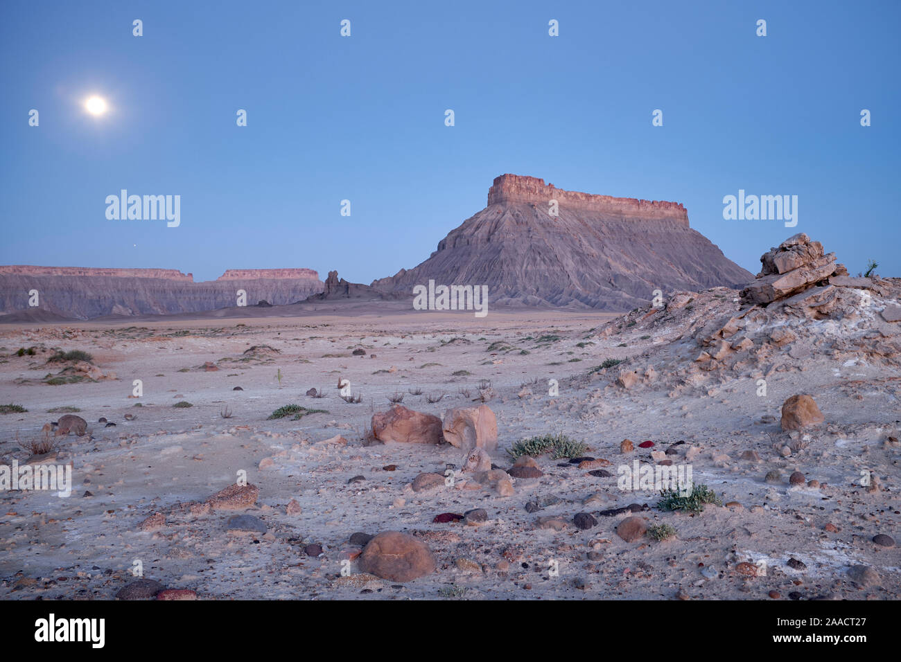 Factory Butte in Utah, Stati Uniti d'America Foto Stock