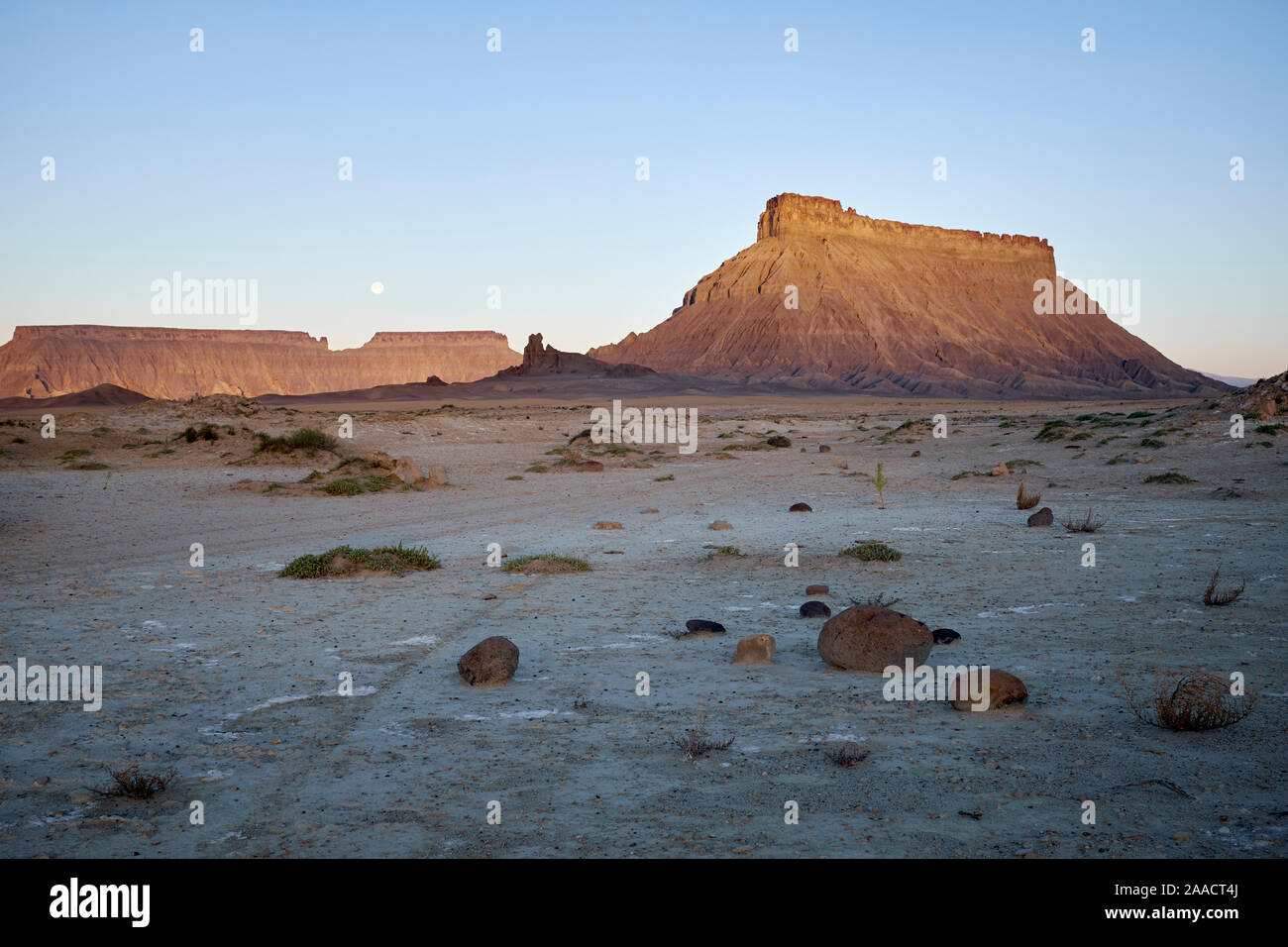 Factory Butte in Utah, Stati Uniti d'America Foto Stock