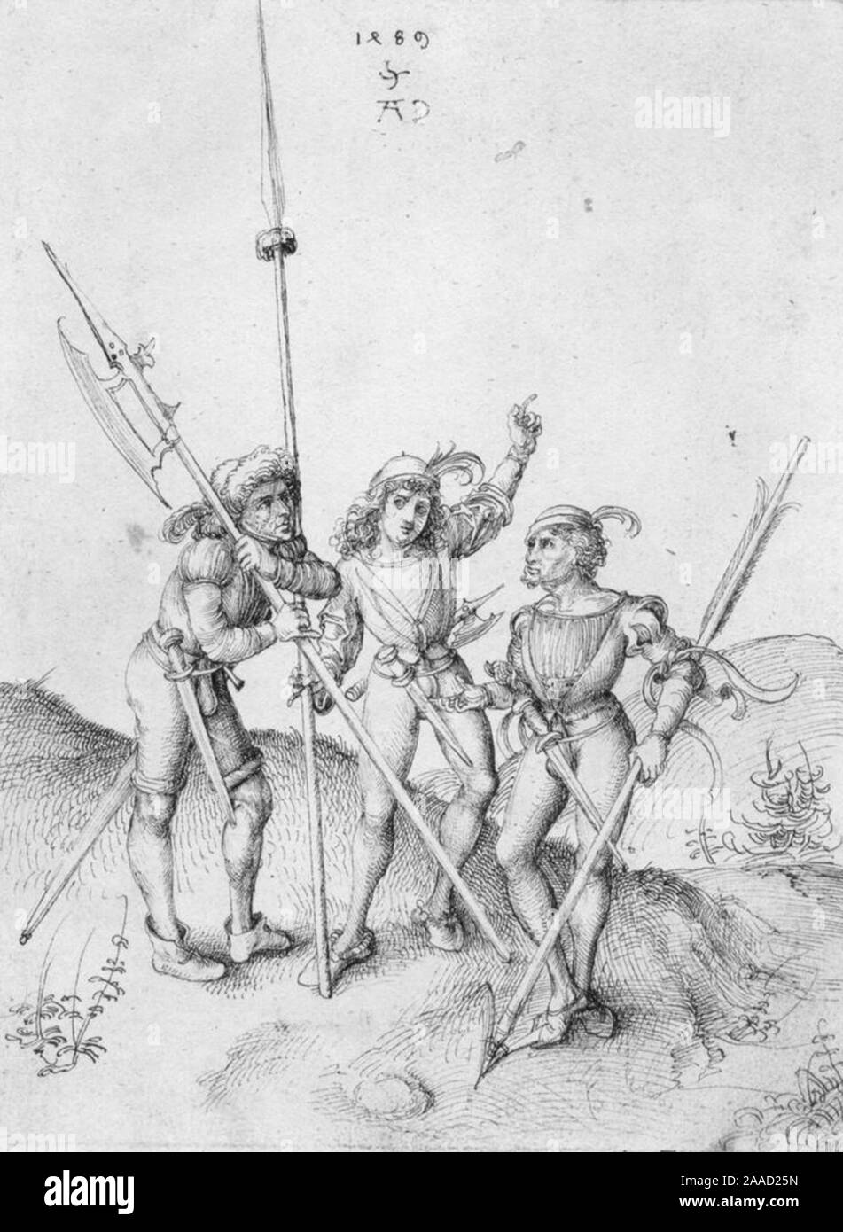 Arte vintage da Albrecht Dürer Foto Stock Arte vintage da Albrecht Dürer Foto Stock