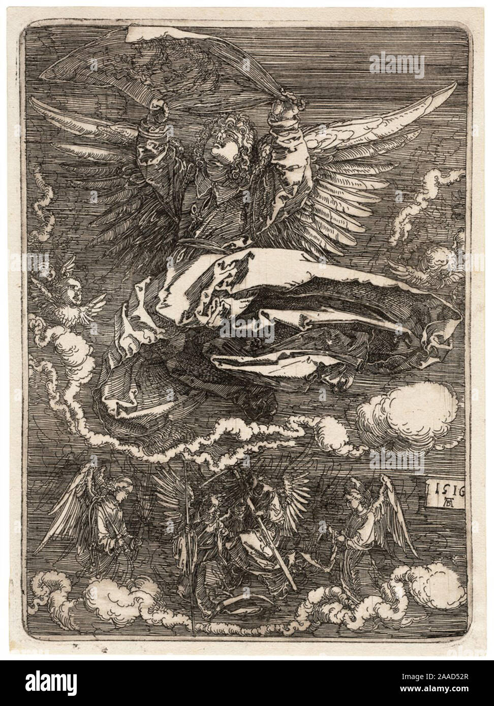 Arte vintage da Albrecht Dürer Foto Stock