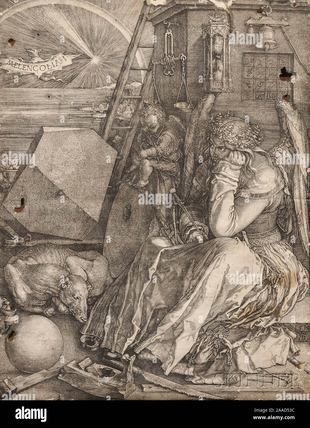 Arte vintage da Albrecht Dürer Foto Stock Arte vintage da Albrecht Dürer Foto Stock