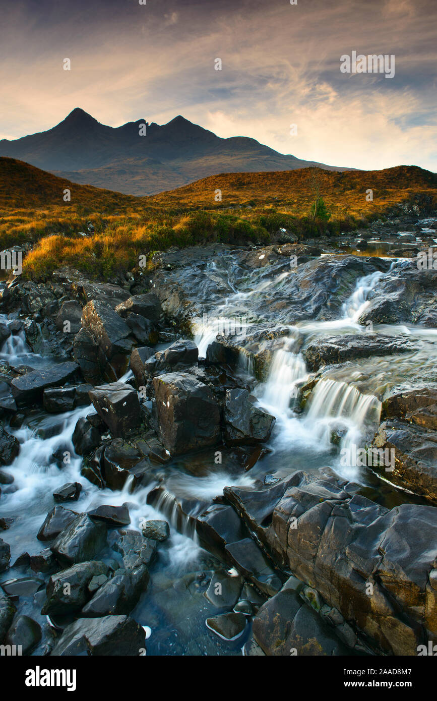 Schottland-Isle di Skye-Allt Dearg Mor Foto Stock