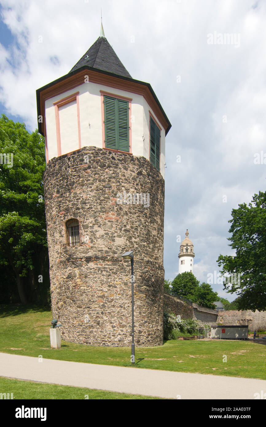 Deutschland,Hessen,Frankfurt-Höchst,Ochsenturm Foto Stock