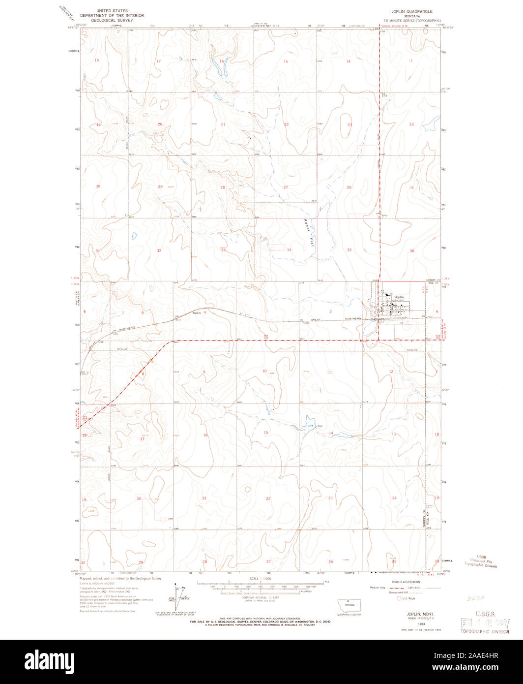 Mappa di joplin montana immagini e fotografie stock ad alta risoluzione Alamy