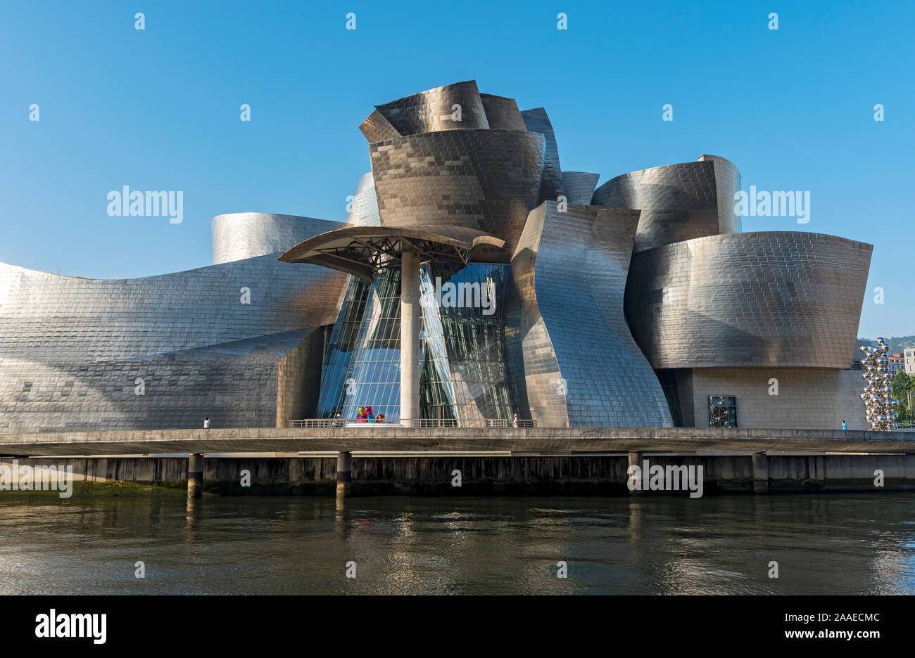 Museo Guggenheim Bilbao, Spagna Foto Stock