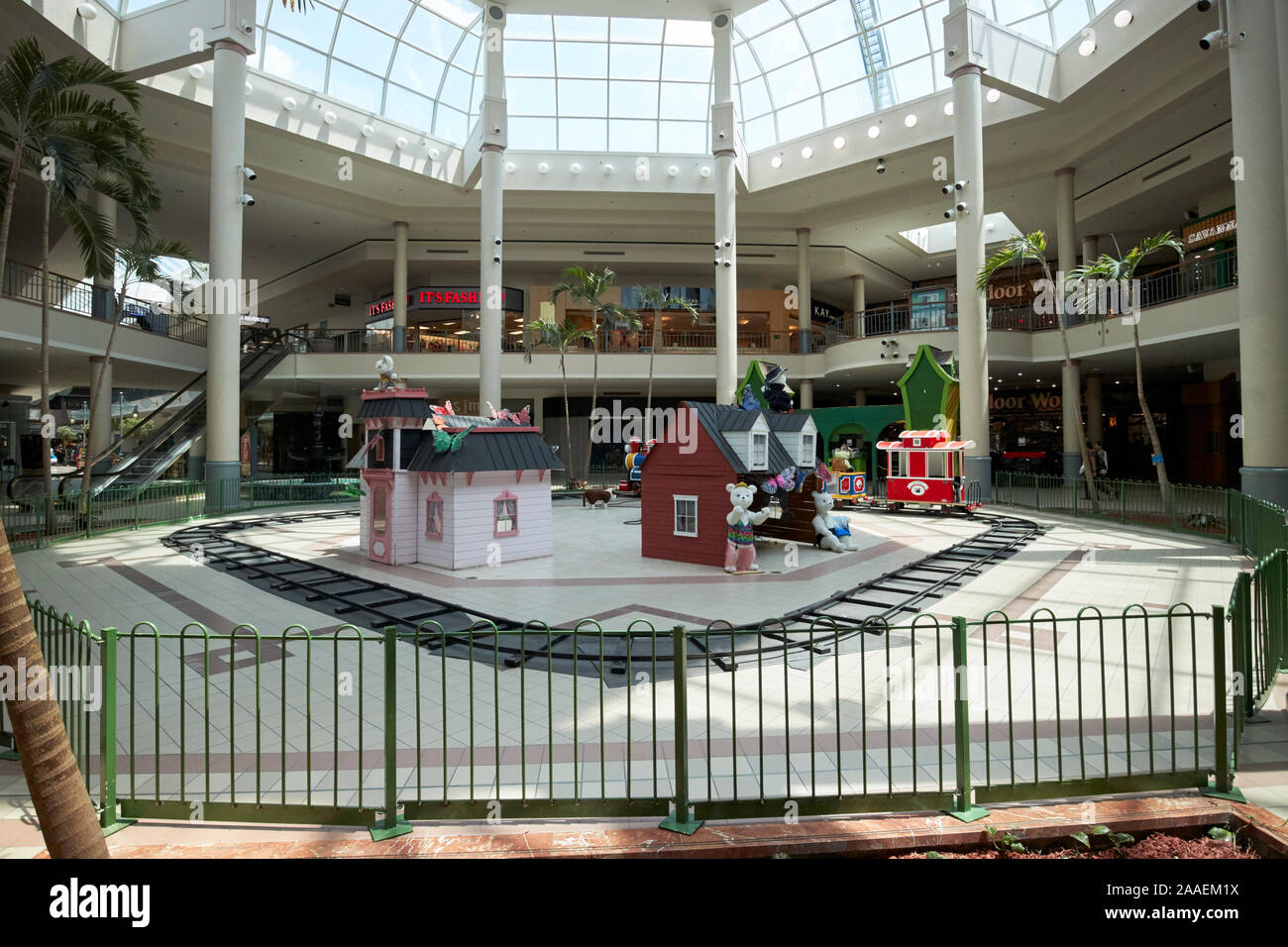 Vuoto area gioco per bambini a Savannah Mall Savannah in Georgia negli Stati Uniti Foto Stock