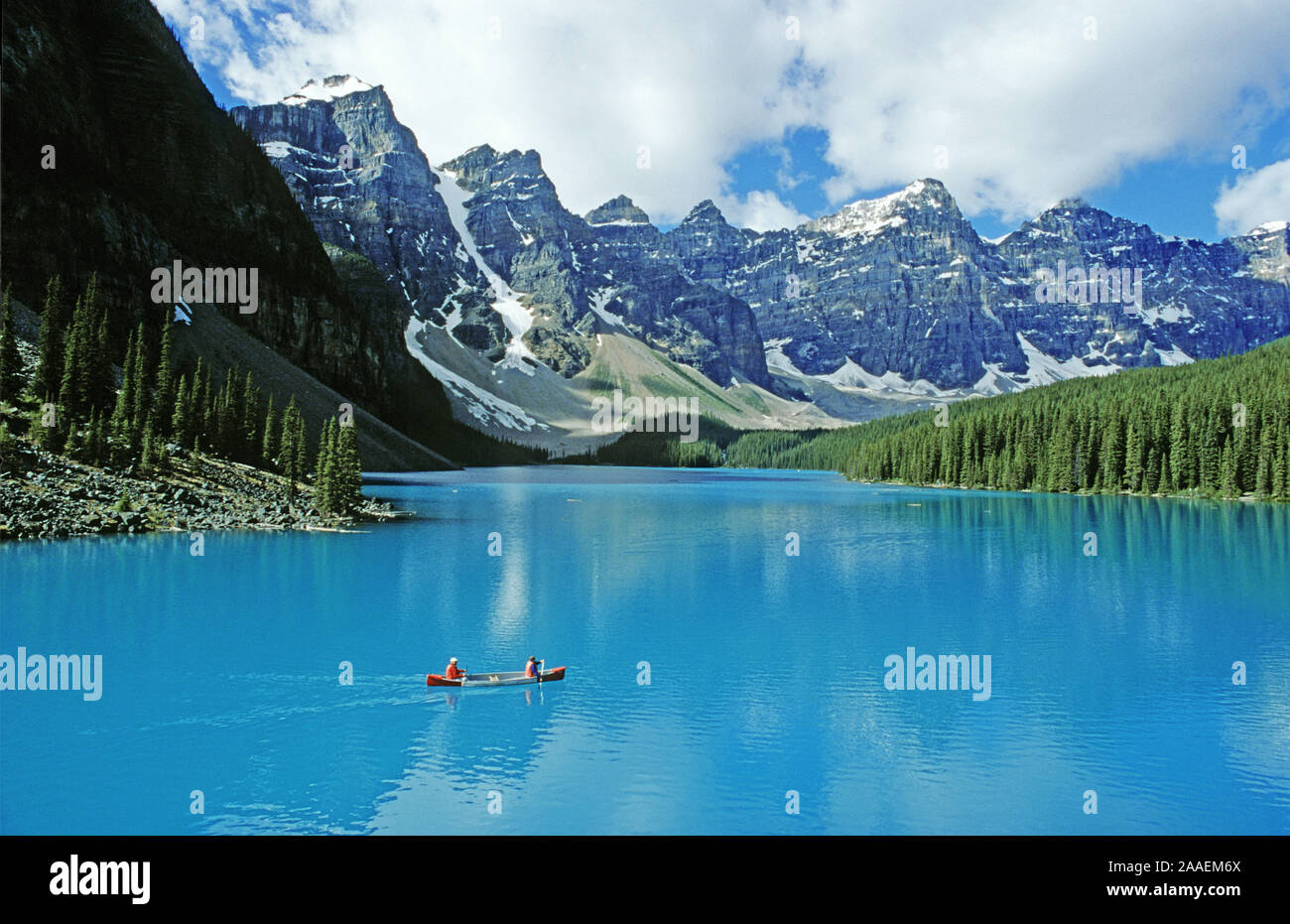 Il Moraine Lake - Banff N.P. Canada Foto Stock