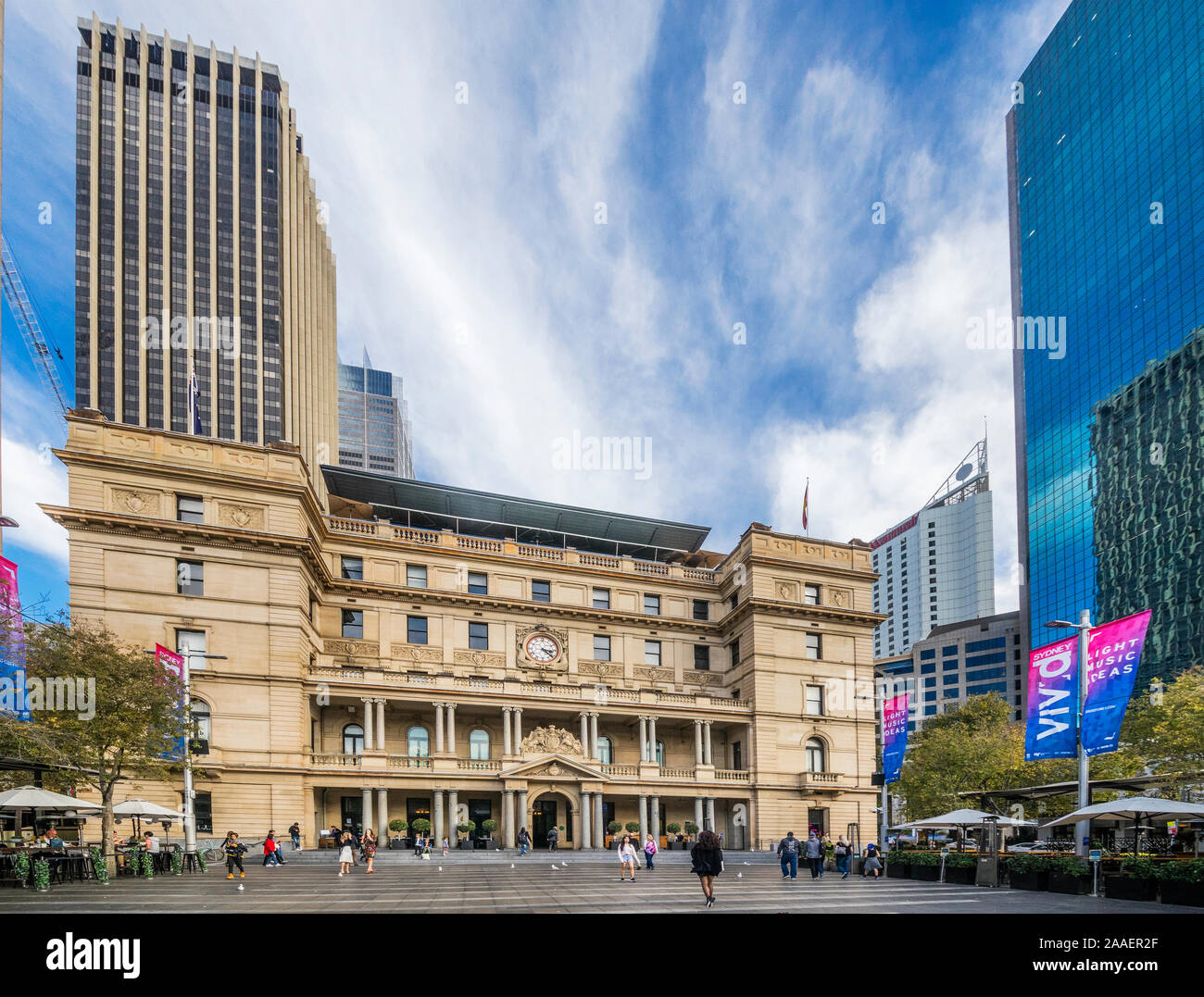 L'ex casa doganale al Circular Quay, Sydney, Nuovo Galles del Sud, Australia Foto Stock
