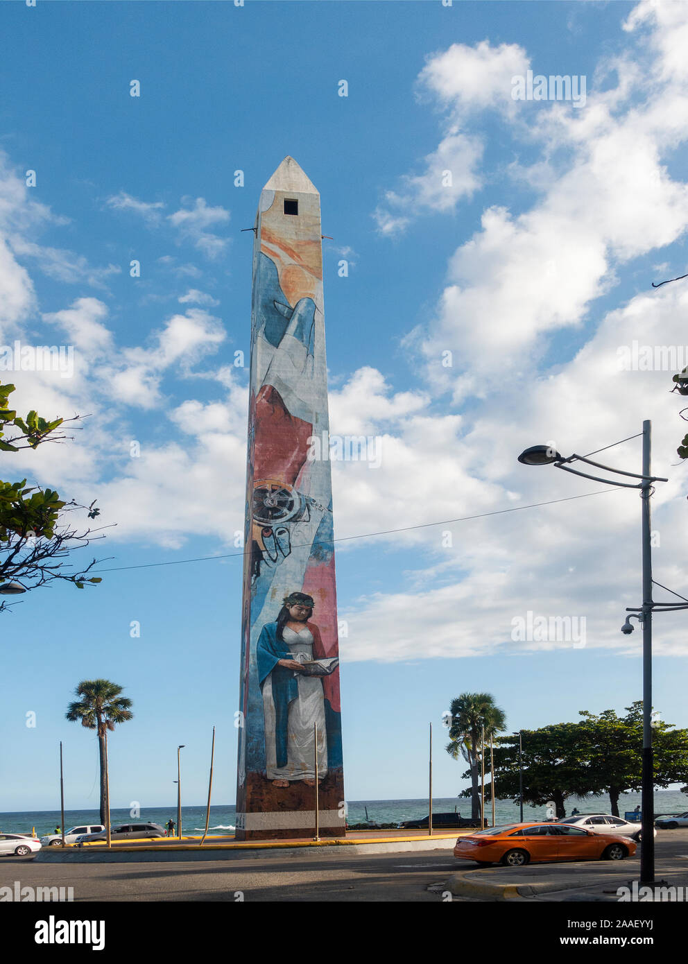 Trujillo Obelisco Santo Domingo Repubblica Dominicana Foto Stock