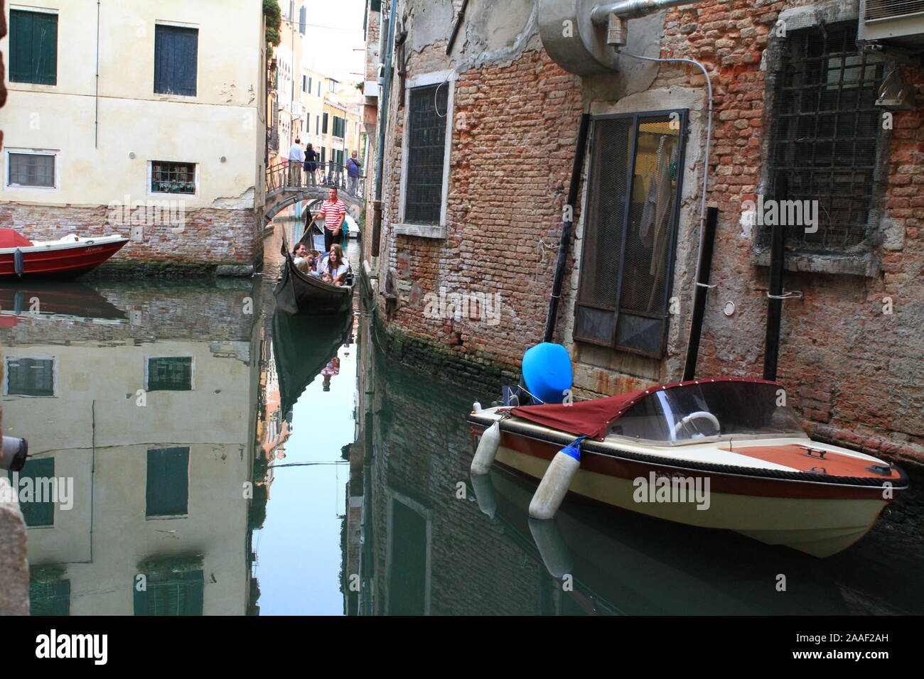 Modi d'acqua di Venezia, Italia Foto Stock