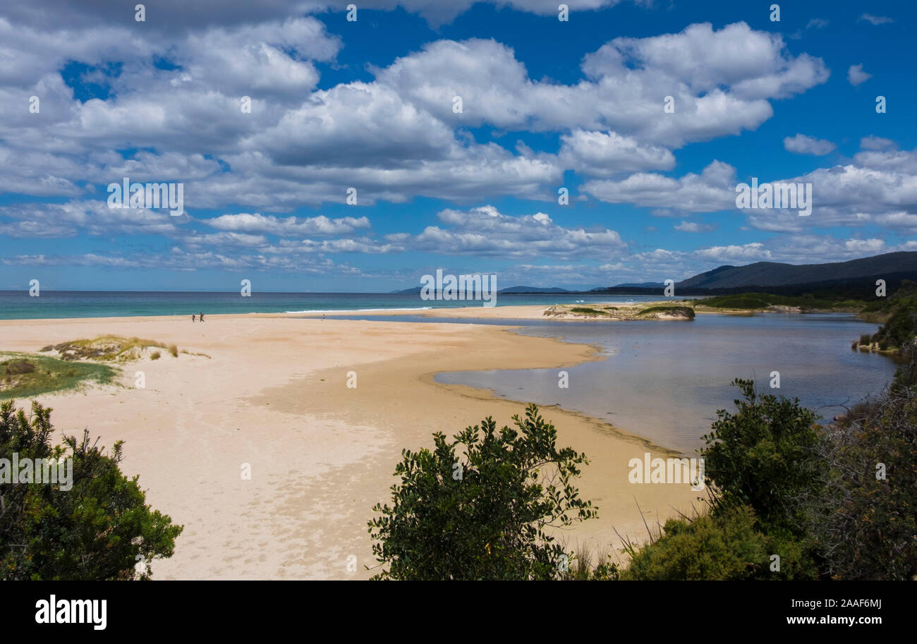 Lagune Beach, Tasmania Foto Stock