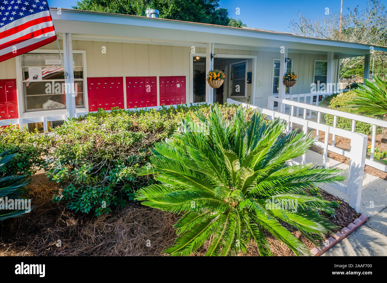 L'ufficio presso il Four Seasons Apartments è raffigurato nel Mobile, Alabama. Il complesso di appartamenti è gestito da Sealy Società di gestione. Foto Stock