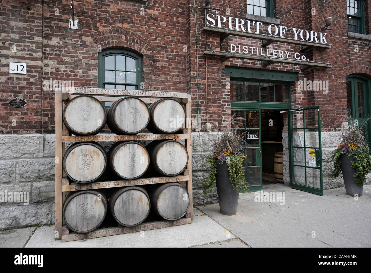 Distillery District, Toronto Foto Stock