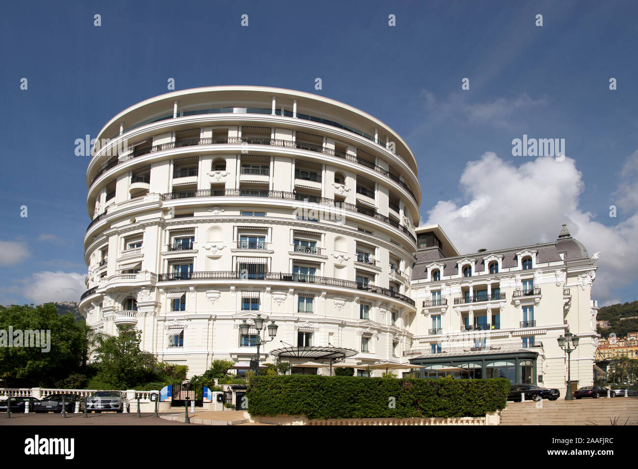 Ala circolare Hotel de Paris Monte Carlo Monaco Foto Stock