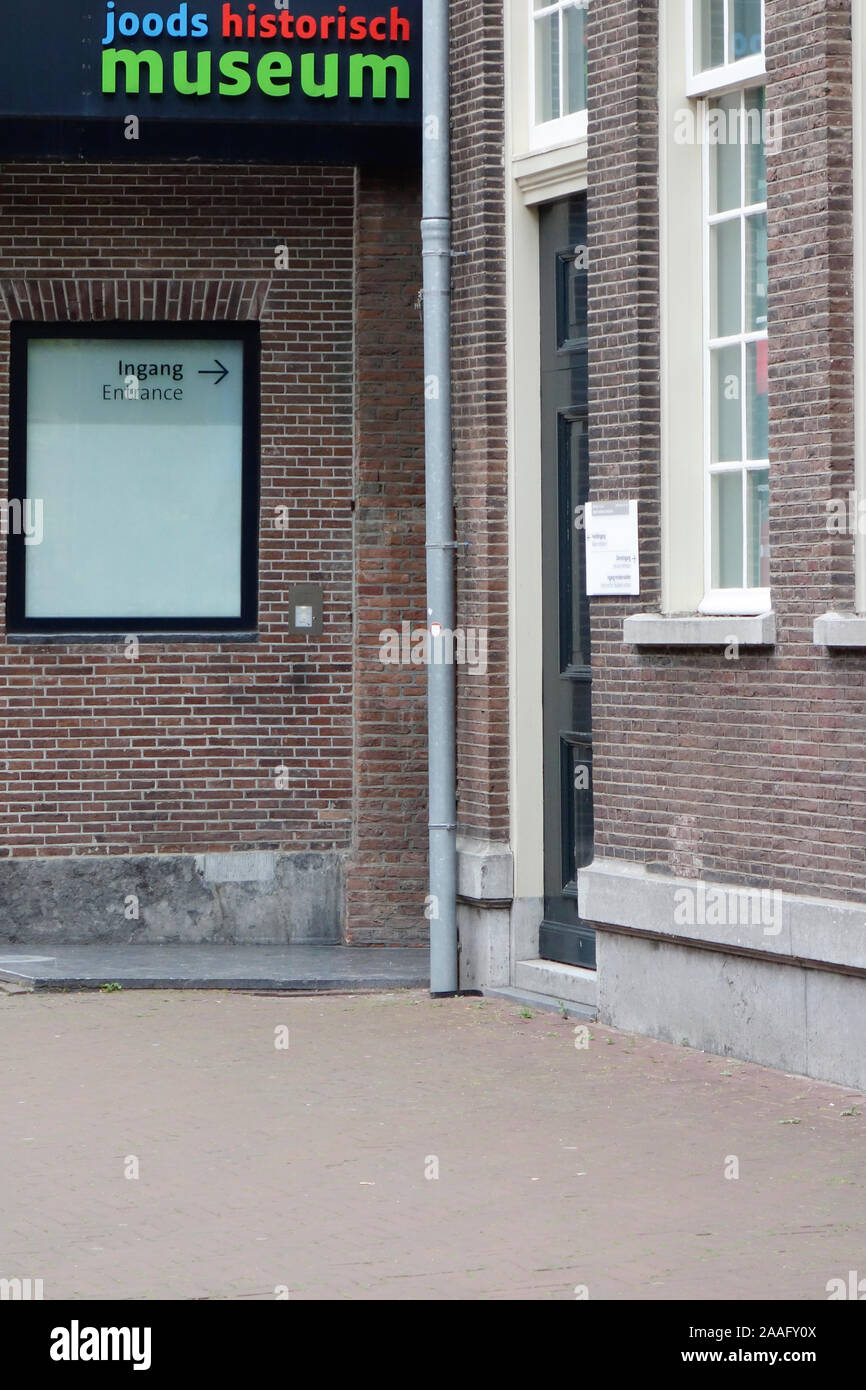 Museo Storico Ebraico, Quartiere Ebraico Di Amsterdam, Amsterdam, Paesi Bassi. Foto Stock