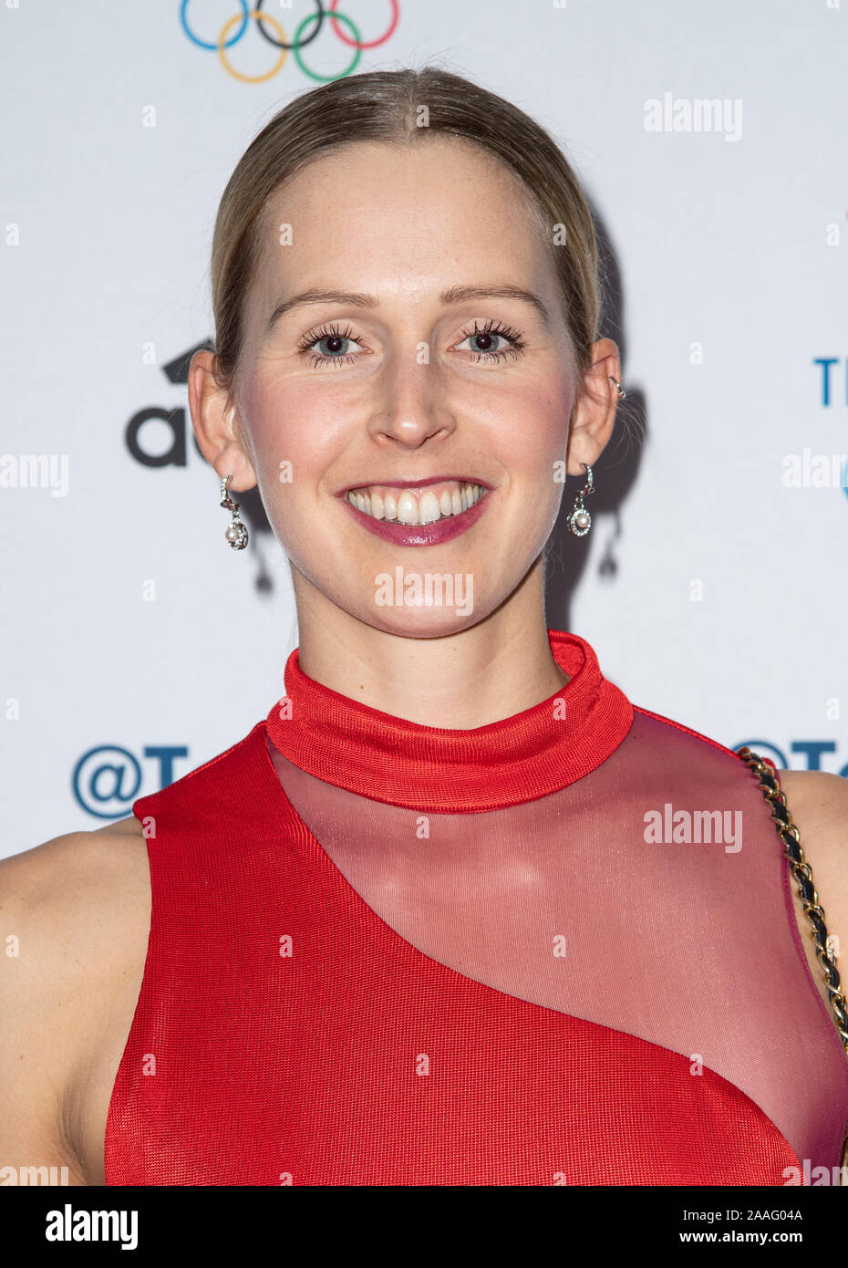 Londra, Regno Unito. Xxi Nov, 2019. Londra - Inghilterra NOV 21: Victoria Thornley assiste il team GB Palla al vecchio Billingsgate, Londra Inghilterra il 21 novembre 2019 Credit: Gary Mitchell, GMP Media/Alamy Live News Foto Stock