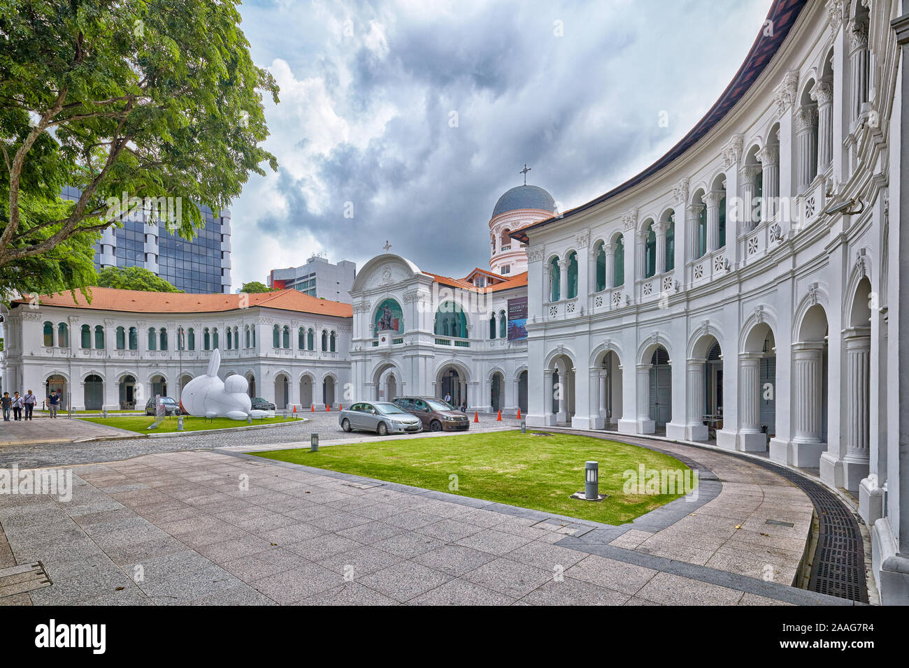 Museo d'arte di Singapore al 71 di Bras Basah Road a Singapore. Foto Stock