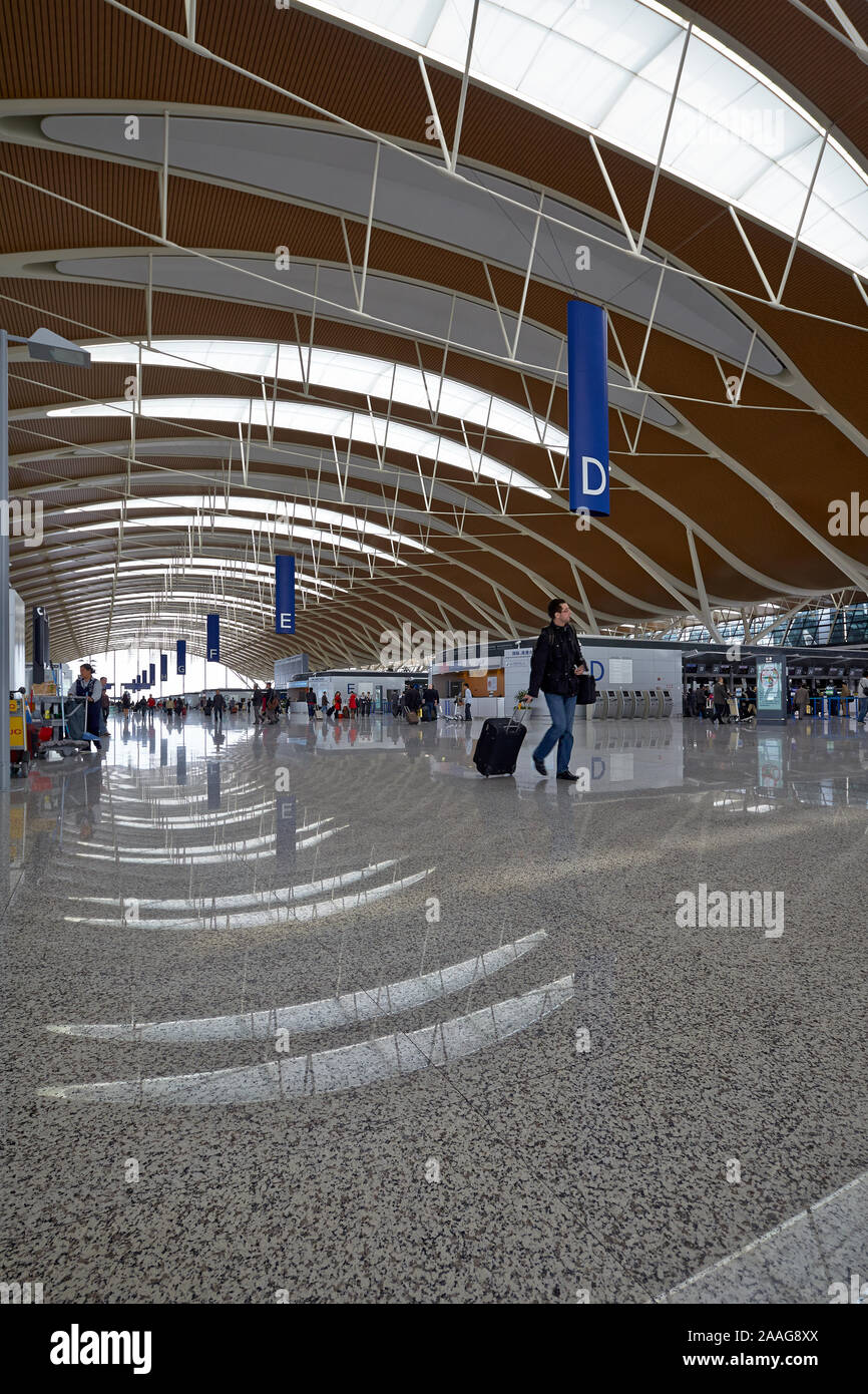 Aeroporto di Pudong a Shanghai, Cina. Foto Stock