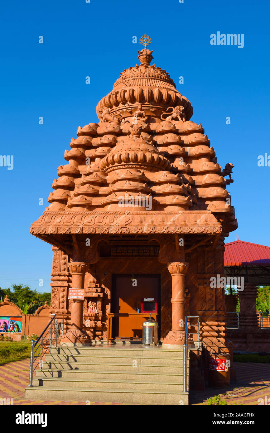 Vista di Jagannath Tempio o Mandir, Dibrugarh, Assam Foto Stock