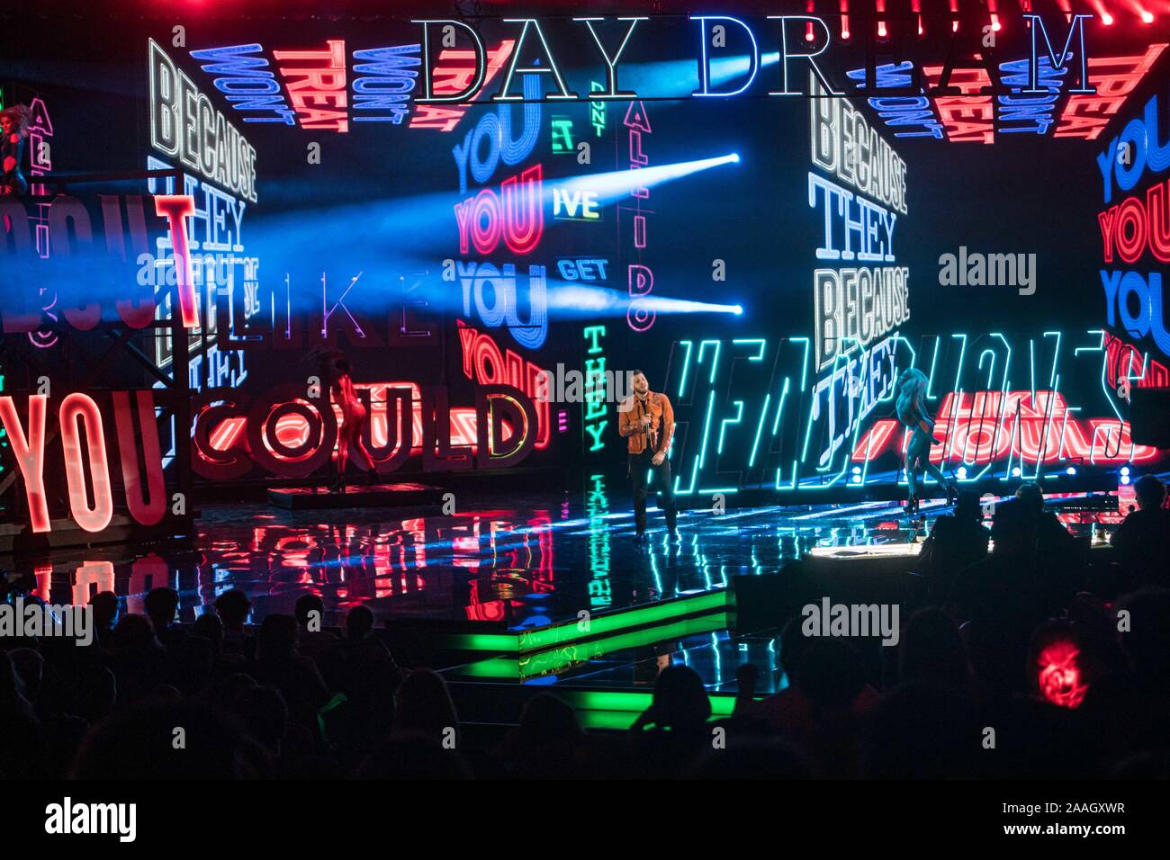 Nicola Cavallaro x fattore 13 al Candy Arena il 21 novembre 2019 a Milano, Italia Foto Stock