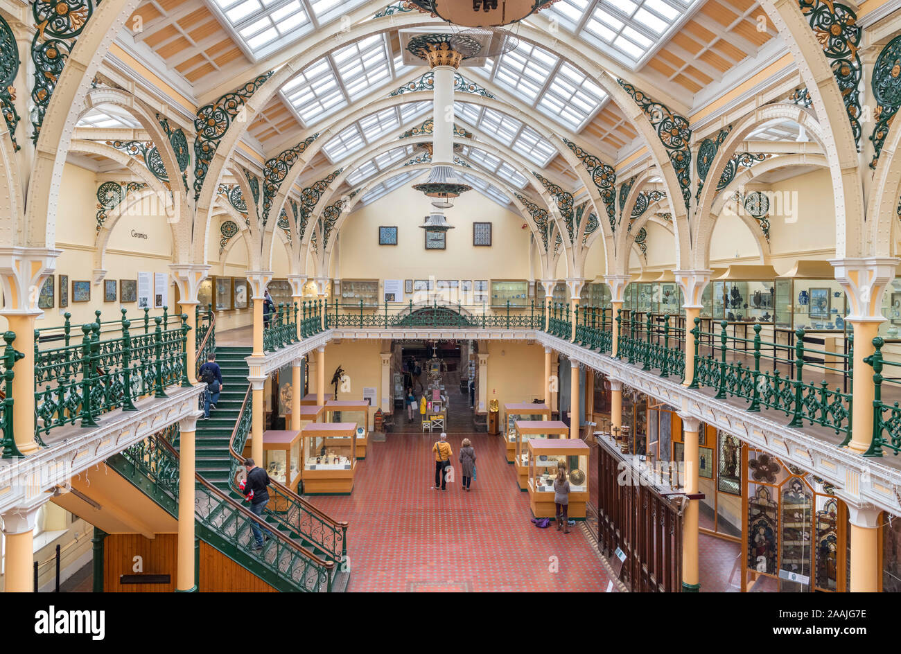 Galleria industriali, Birmingham Museum & Art Gallery, Birmingham, West Midlands, England, Regno Unito Foto Stock