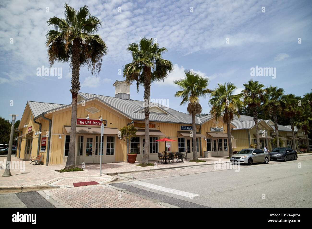 Il Shoppes a celebrazione luogo celebrazione florida usa Foto Stock