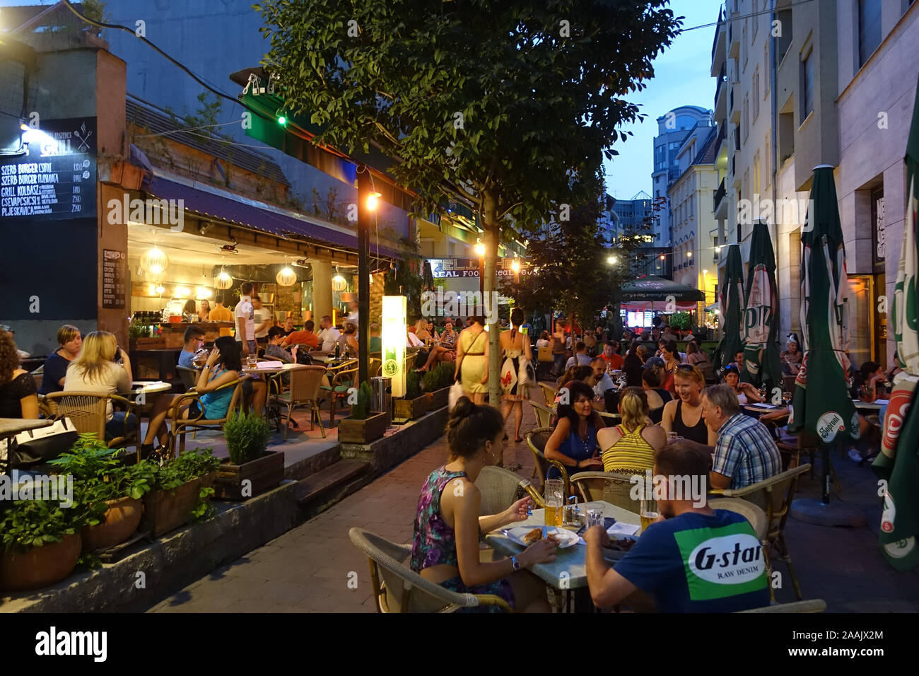 Budapest, Goszdu udvar Foto Stock