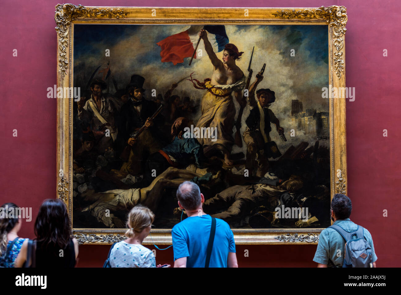 La Libertà Che Guida Il Popolo Louvre Delacroix la libertà che guida il popolo immagini e fotografie stock ad