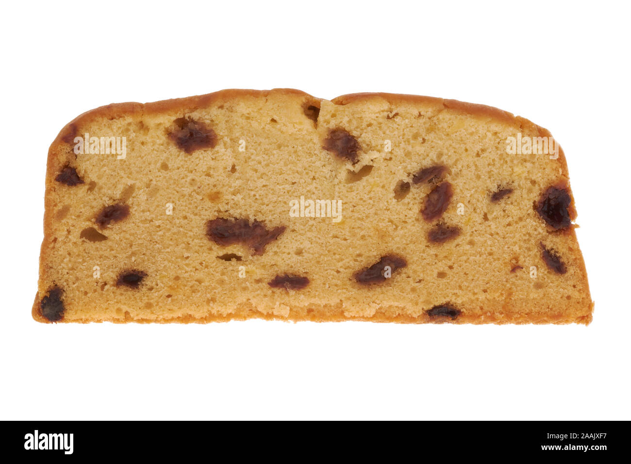 Torta di frutta su sfondo bianco Foto Stock