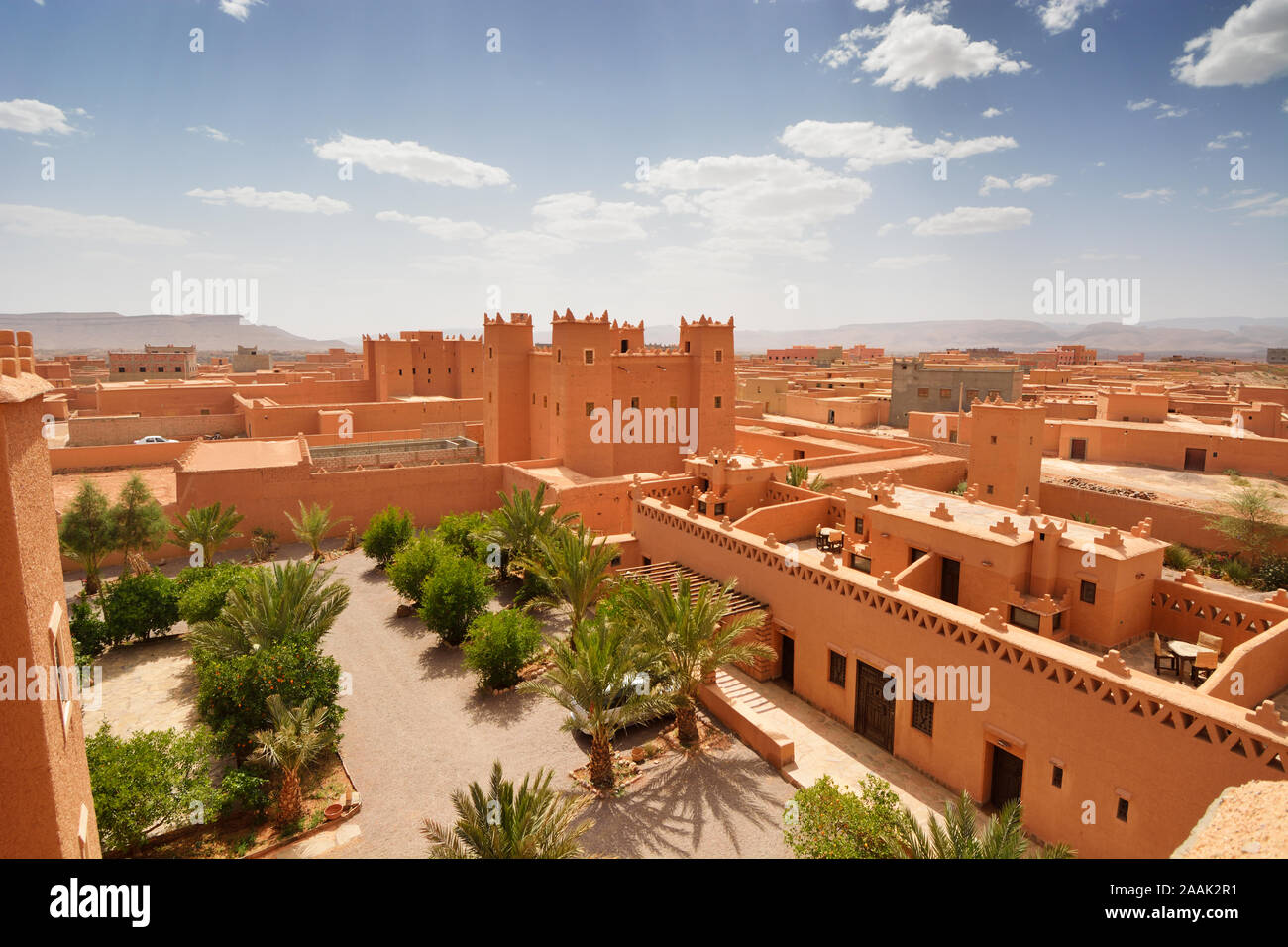 La Casbah di Nkob. Il Marocco Foto Stock