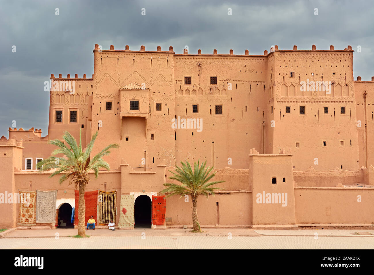 Taourirt Kasbah, Ouarzazate. Il Marocco Foto Stock