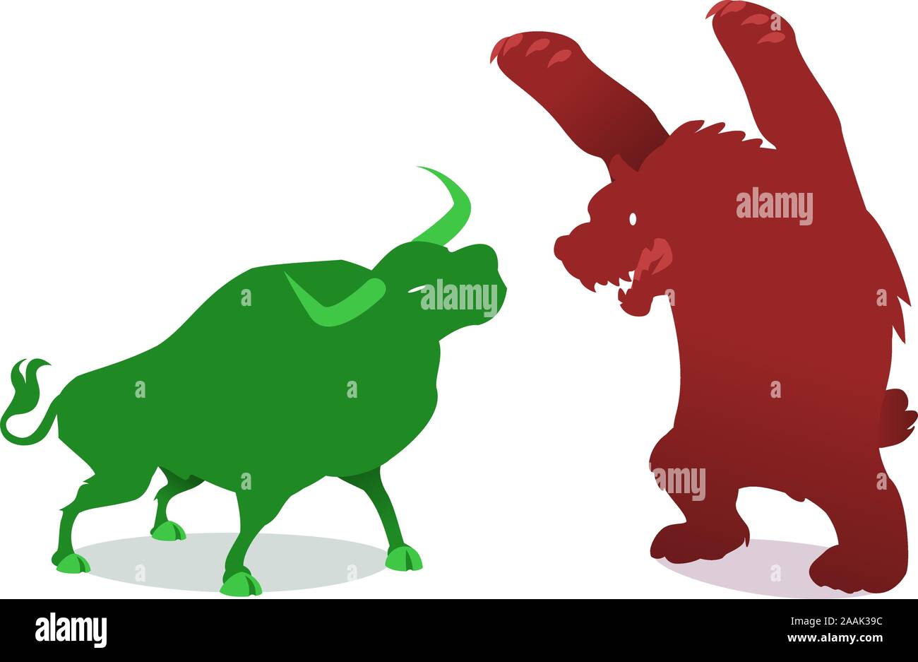 Illustrazione circa Wallstreet simboli. Illustrazione Vettoriale